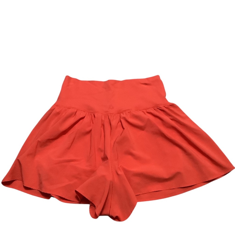 Aerie orange Women's High-Waisted Shorts - Picture 2 of 4